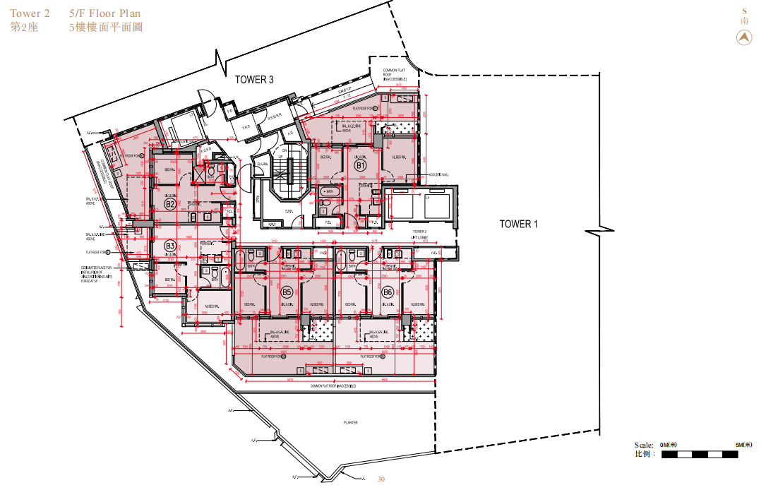 柏景峰1座平面圖