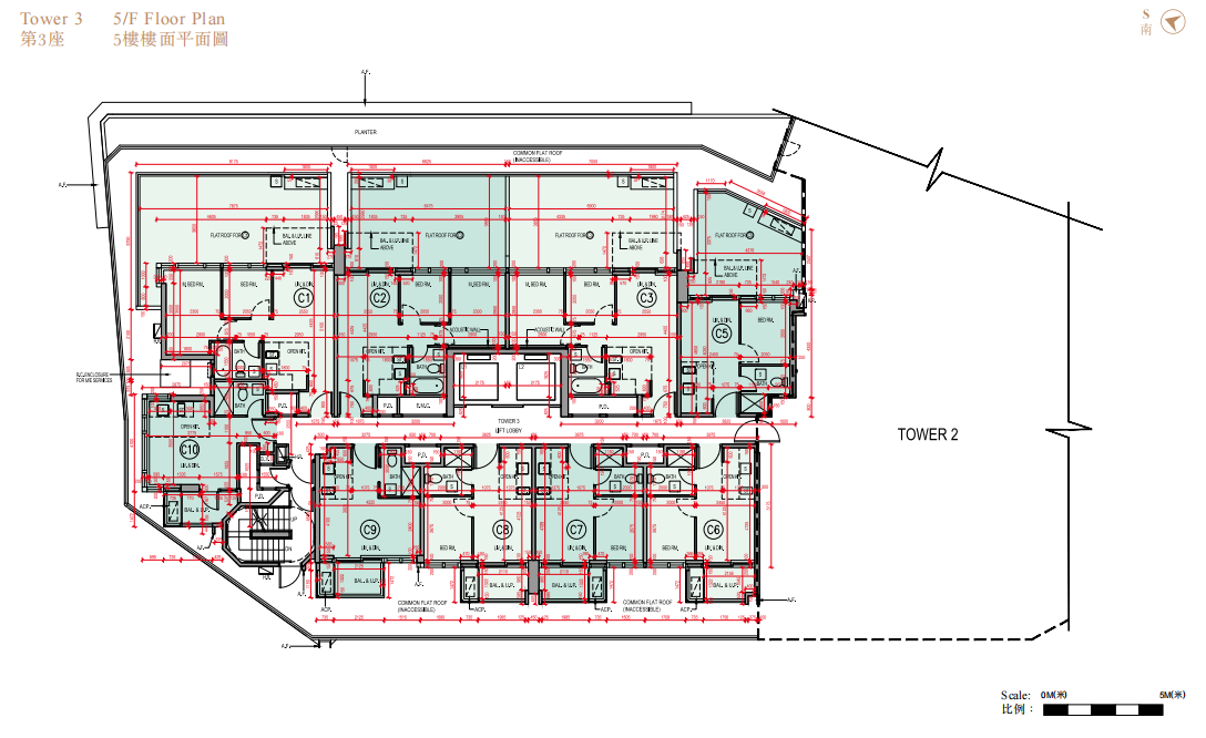 柏景峰3座平面圖